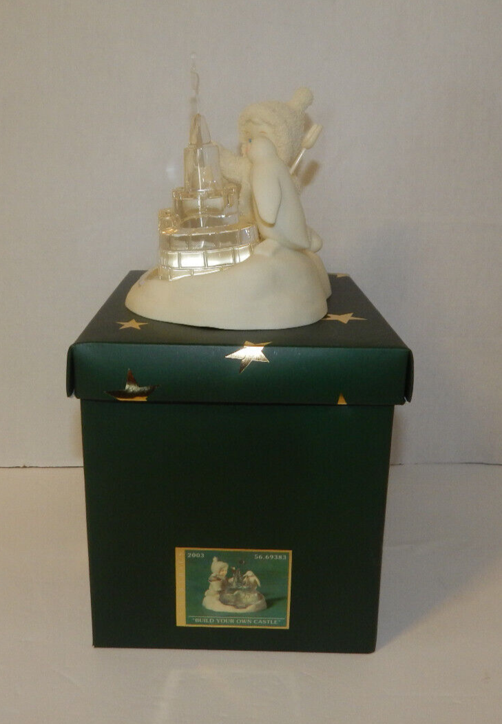 Snowbabies Build Your Own Castle Figurine Snowbaby & Penguin Dept 56 2003