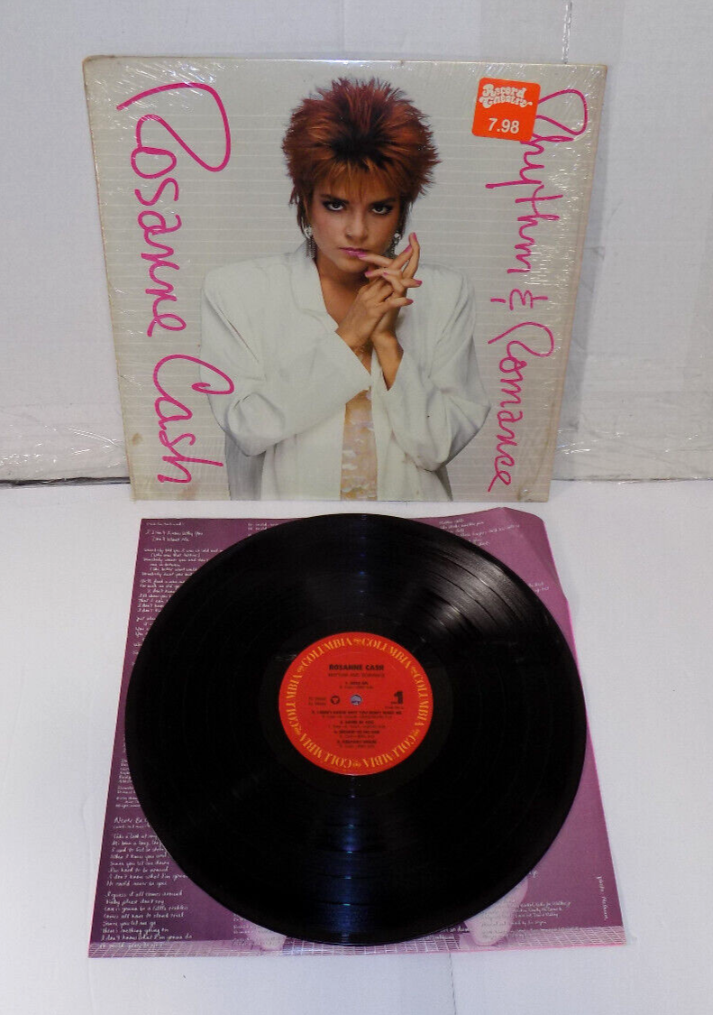 Rosanne Cash – Rhythm & Romance - Vinyl LP Excellent 1985 Columbia FC 39463