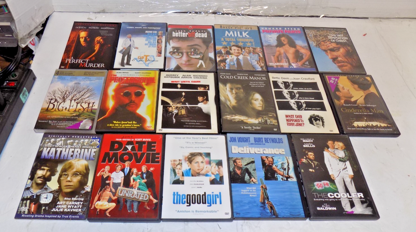 Lot of 17 DVD Movies Action Drama Thriller Movies