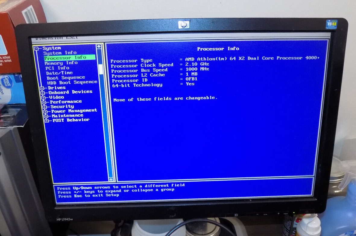 Dell Dimension E521 Desktop Computer AMD Athlon 64 x2 4GB Ram No Hard Drive