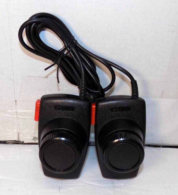 Atari 2600 Gemini Paddle Controllers Pair