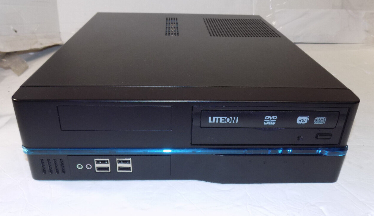 Custom Desktop PC Computer AMD AS-7600 Quad Core 8GB SFF 500GB SSD DVD-RW