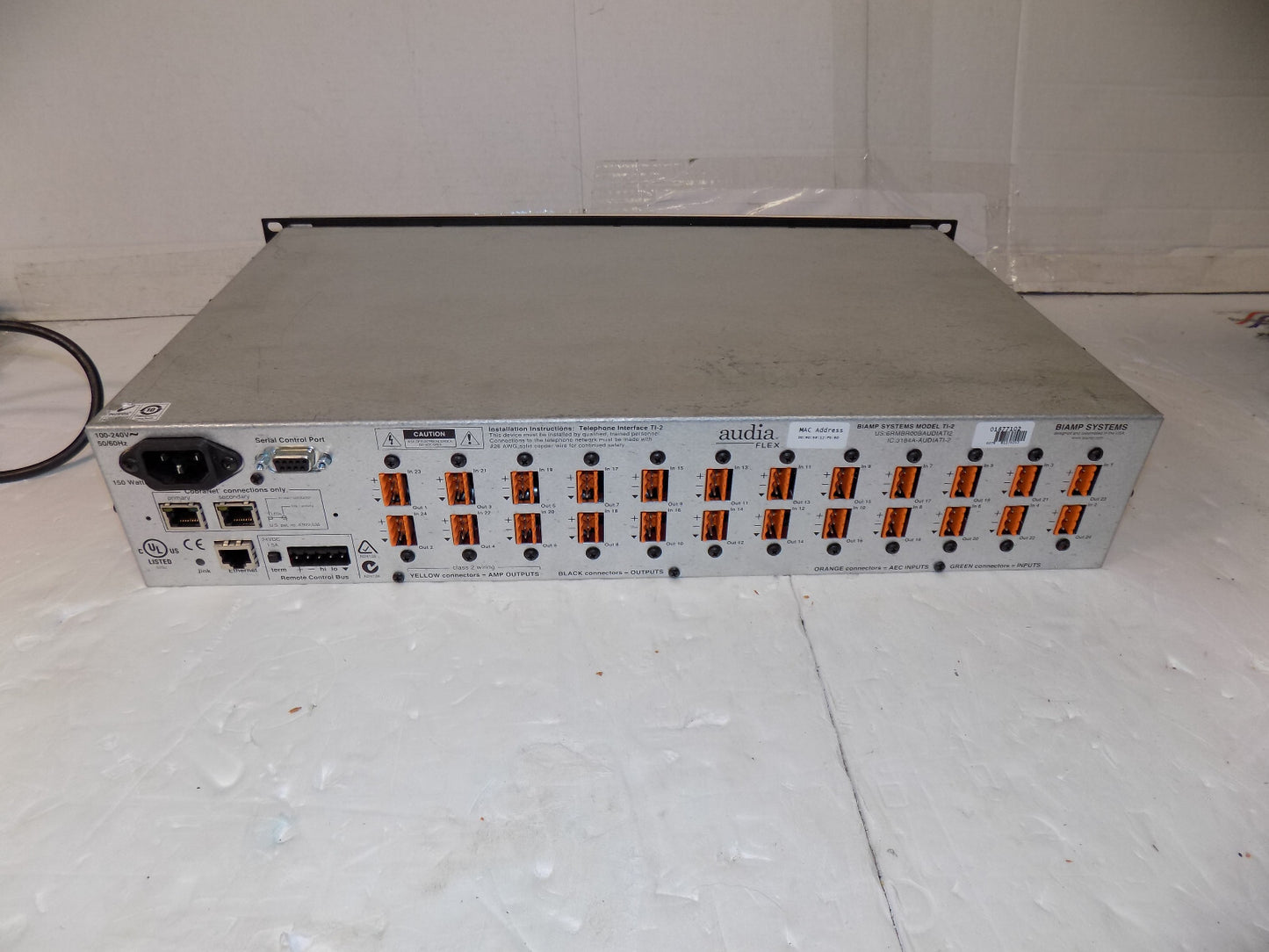 BIAMP Systems Audia Flex TI-2 24-Input Digital Audio Processor