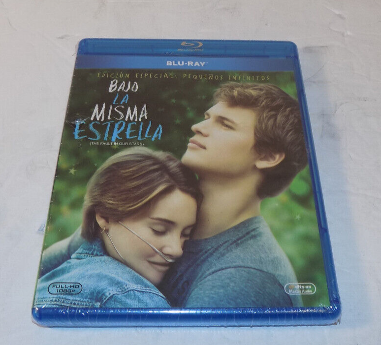 Bajo La Misma Estrella The Fault in Our Stars Blu-Ray DVD Movie Region A