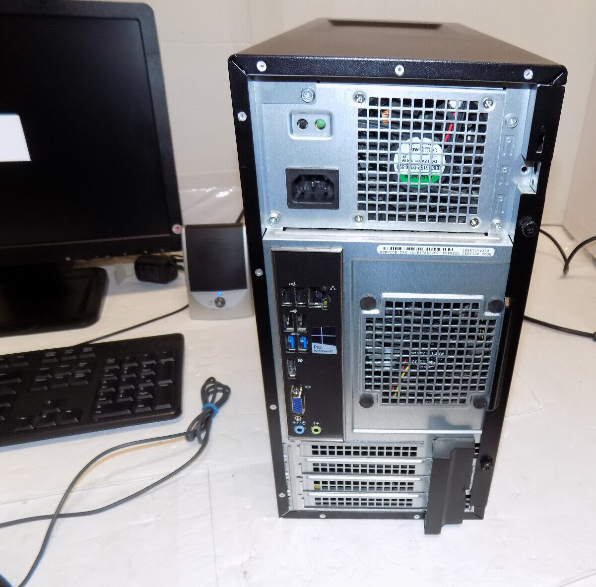 Dell Optiplex i3 Desktop Computer 6GB Ram 256 SSD 500GB HDD w/Monitor Keyboard