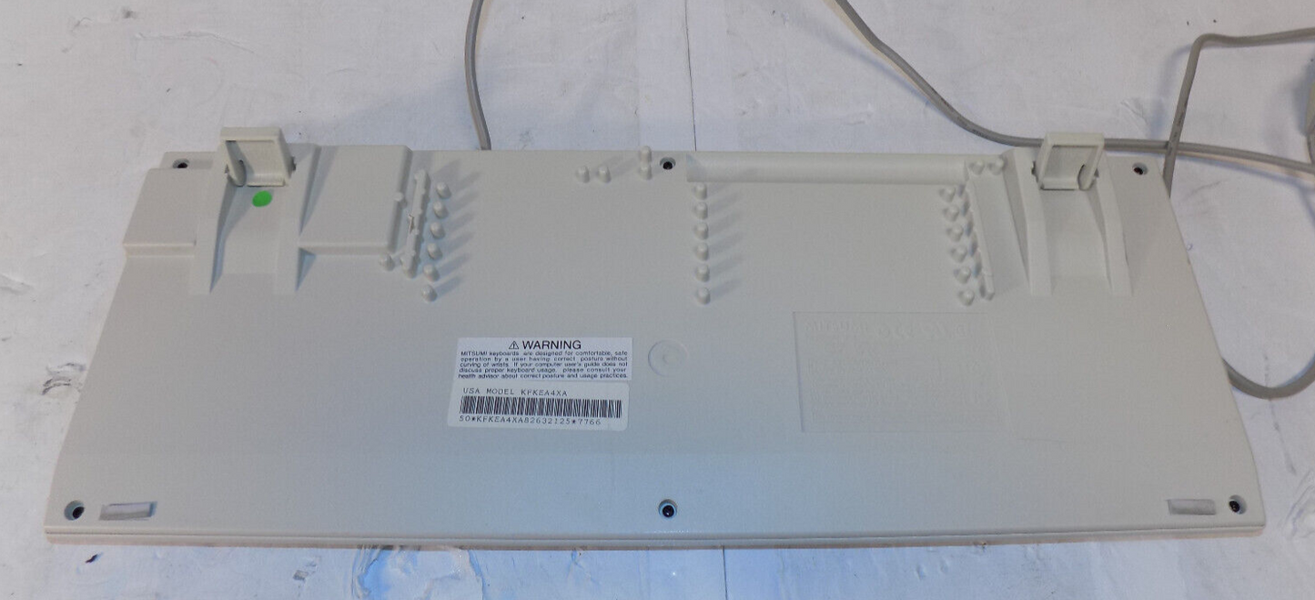 Mitsumi Electronics Model KFK-EA4XA Wired Keyboard PS/2