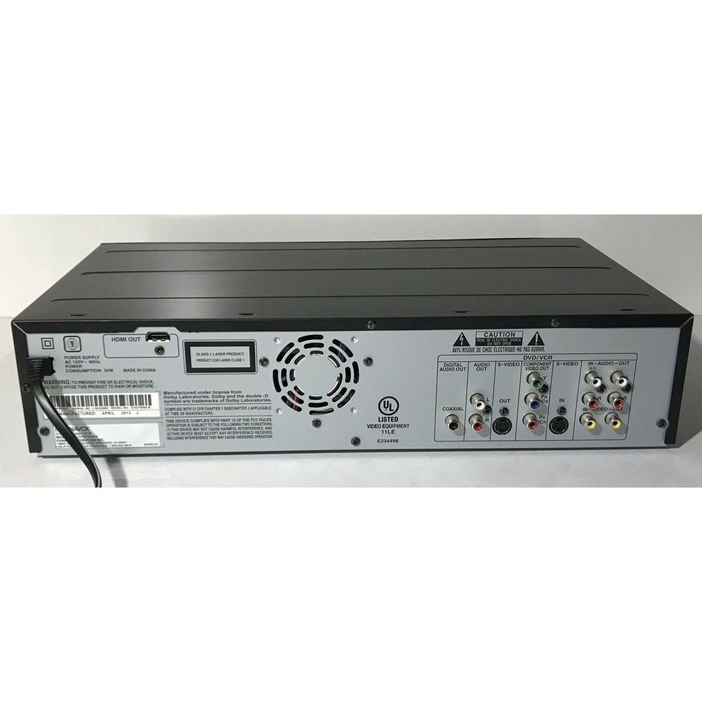 Magnavox ZV427MG9 DVD Recorder VCR Combo 1 Button VHS Dubbing to Dvd with Remote