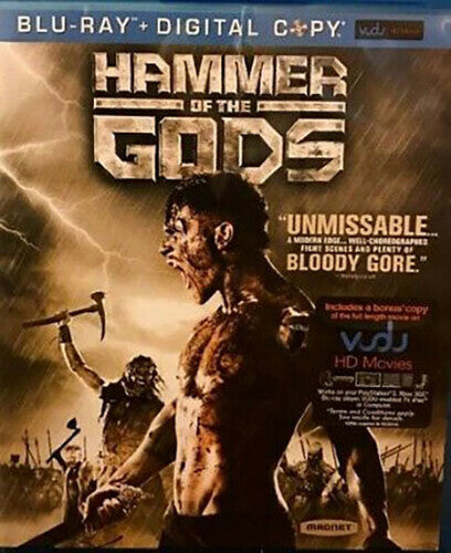 HAMMER OF THE GODS Blu-Ray And DVD Combo 2013 With Foil Ebossed Slipcover New