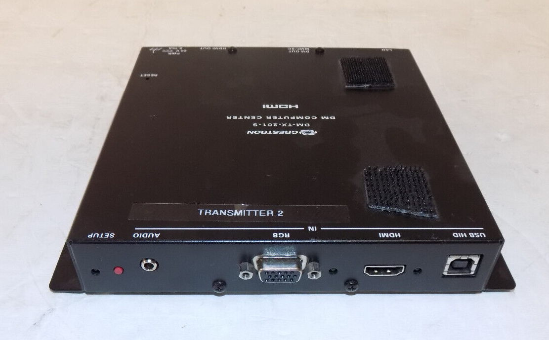 Crestron DM-TX-201-S DM Computer Center HDMI Untested No Power Cord