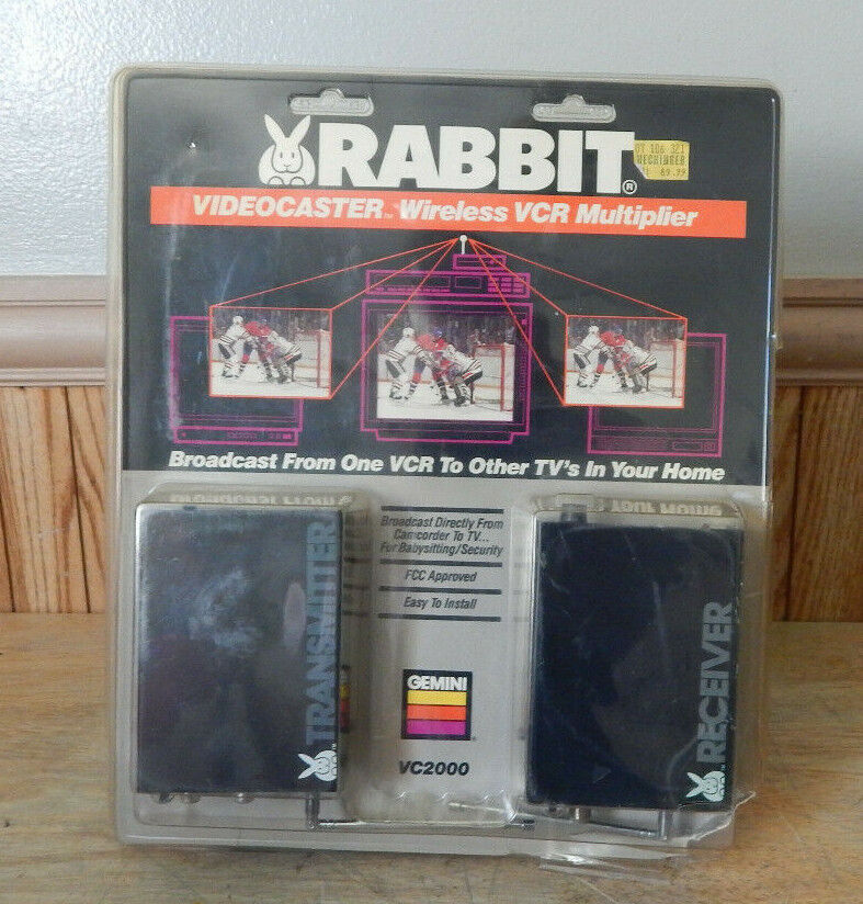 Gemini Rabbit VideoCaster Wireless VCR Multiplier New