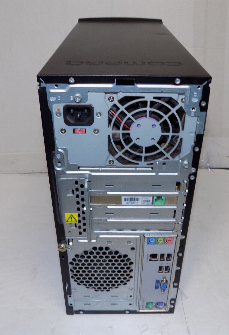 Compaq CQ5110y PC Desktop Computer Tested AMD 2.30GHz Dual Core 3GB RAM No HDD