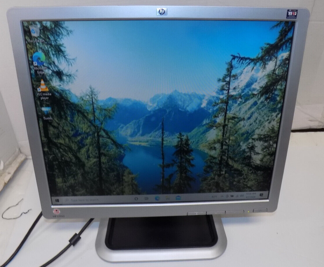 HP L1910 19 Inch Computer Monitor 1280 x 1024 TFT LCD Monitor With Cables
