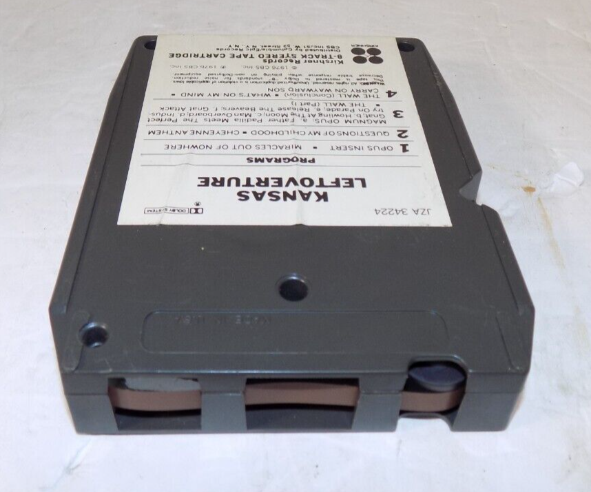 Kansas Leftoverture 8 Track Tape Kirshner Records