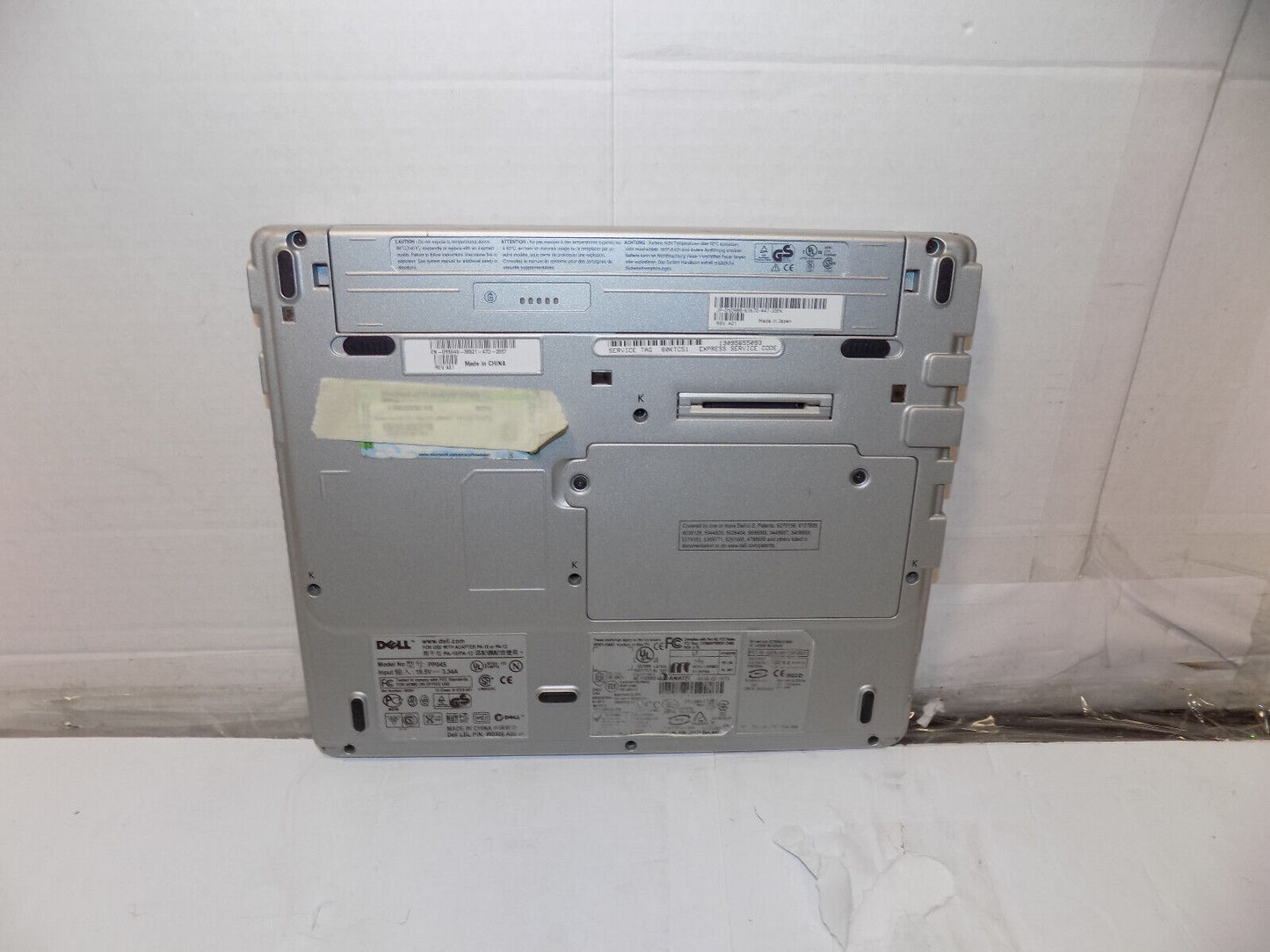 Dell Latitude X300 12" Intel Pentium M .4 GHZ 128 MB - No HDD