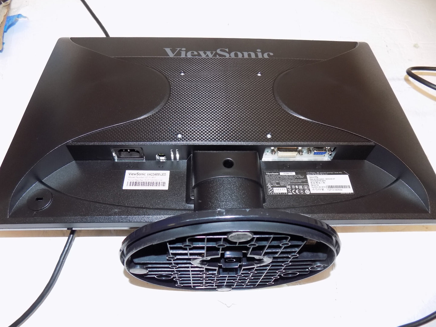 ViewSonic VA2246mh LED 22” FHD LCD LED Monitor HDMI DVI VGA 1920 x 1080 16:9