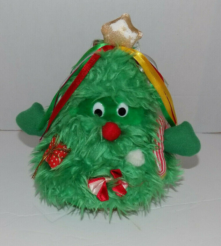 Plush Furry Shaking Animated Christmas Tree Says Ho Ho Ho Merry Christmas