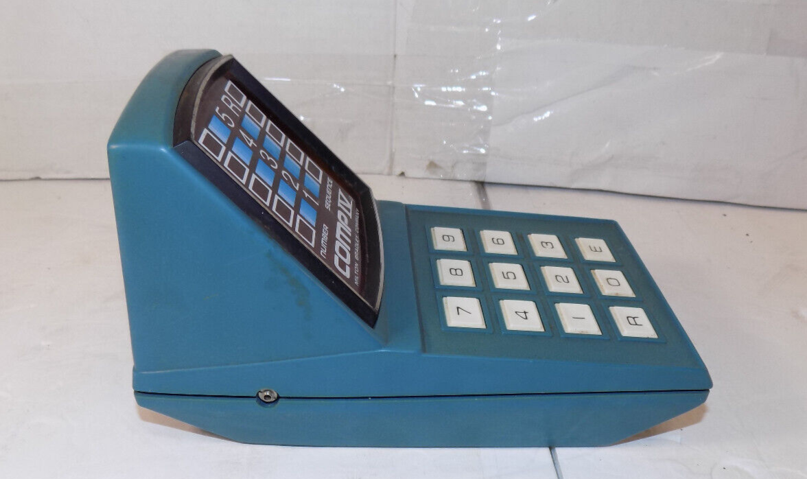 Milton Bradley Comp IV Computer Battery Operated Game 1977 Not Working For Parts