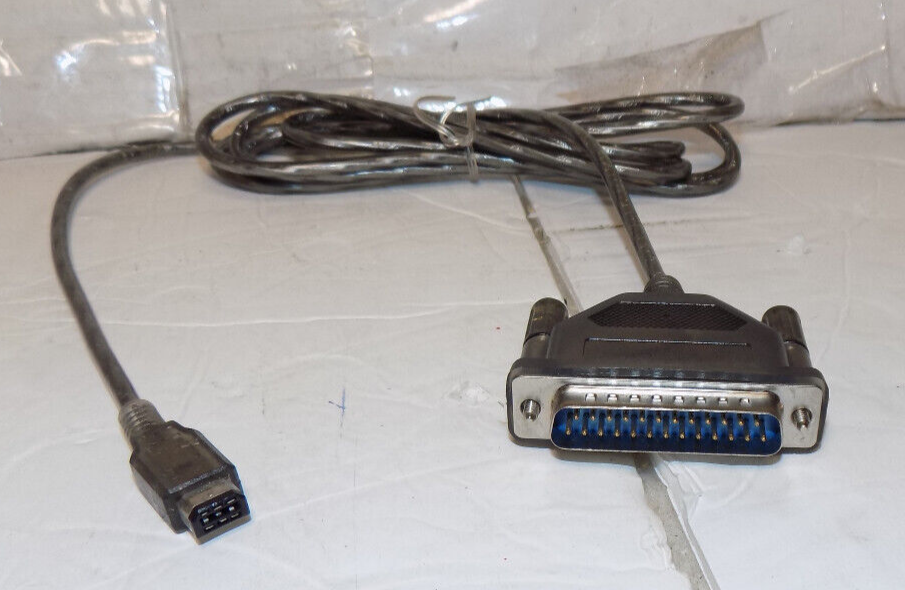 Nintendo Game Boy Camera Link Transfer Cable to PC Computer 25-pin