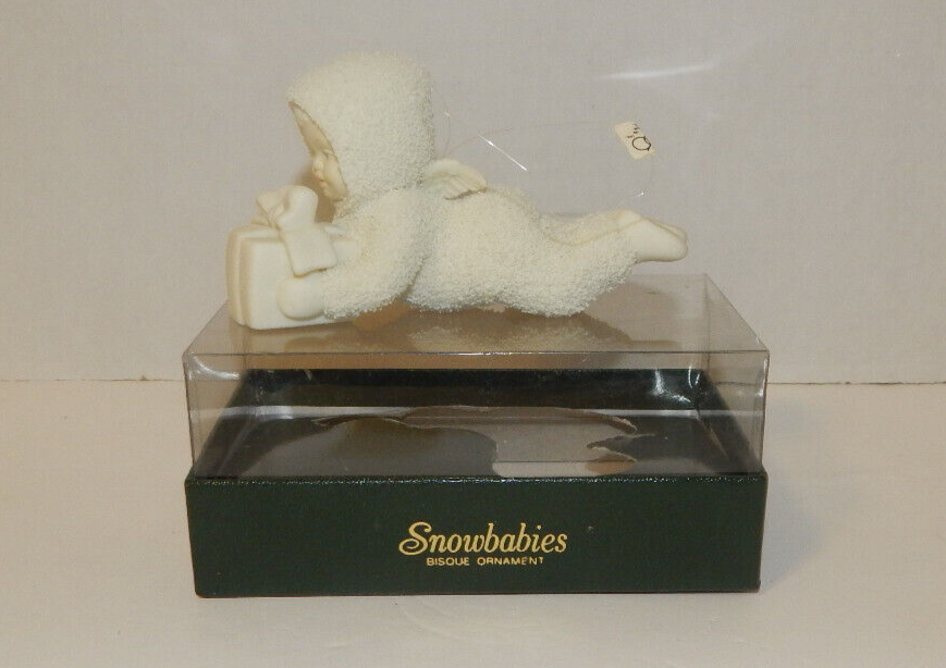Snowbabies Overnight Delivery Christmas Ornament Department 56 1995