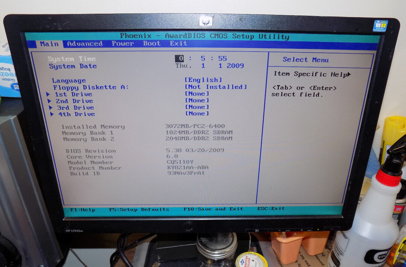 Compaq CQ5110y PC Desktop Computer Tested AMD 2.30GHz Dual Core 3GB RAM No HDD