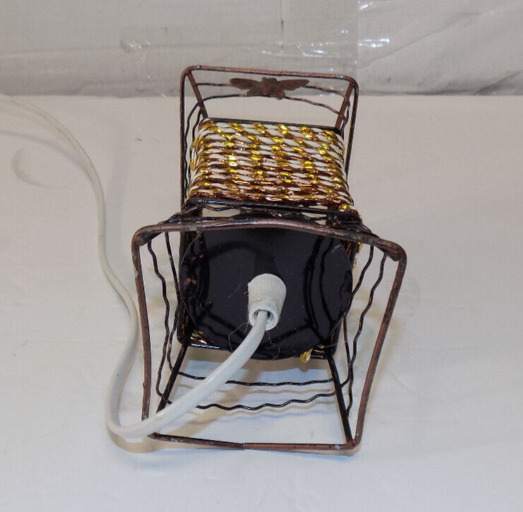 Metal Butterfly Lamp Dimmable Night Light Corded