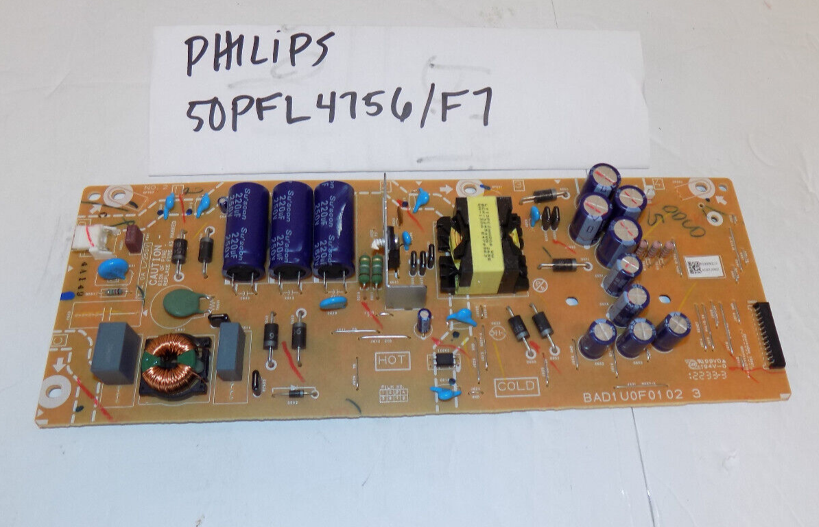 Power Supply for Philips 50PFL4756/F7 BAD1U0F01 02 3
