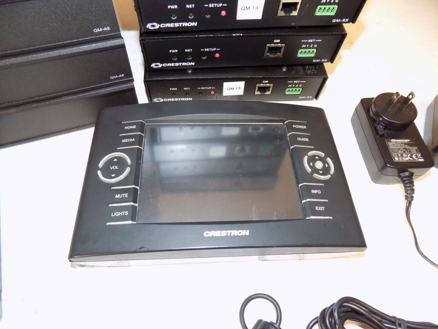 Lot Of Crestron Equipment (3) ST-COM RS-232/422 (6) Qm-RX (12) QM-AE and More