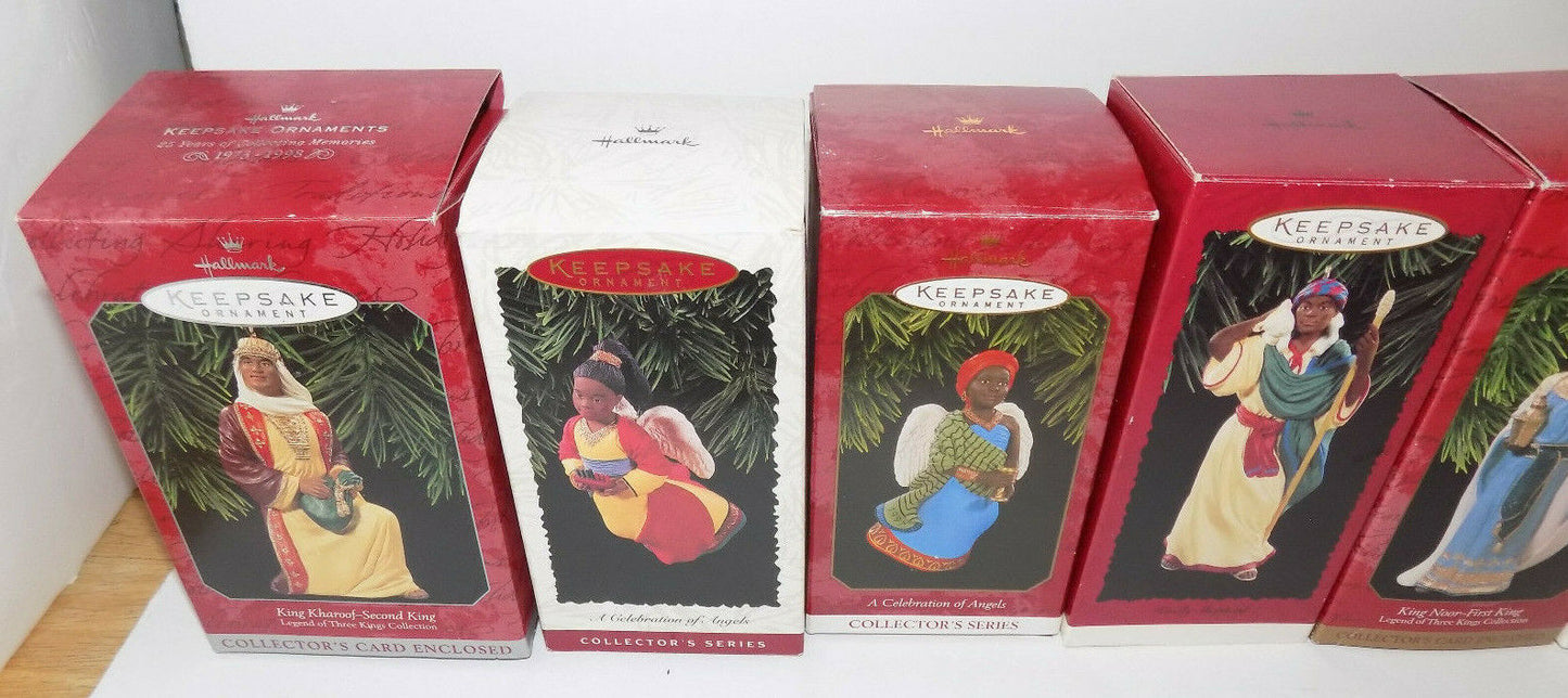 Lot of 8 Kwanza Hallmark Ornaments