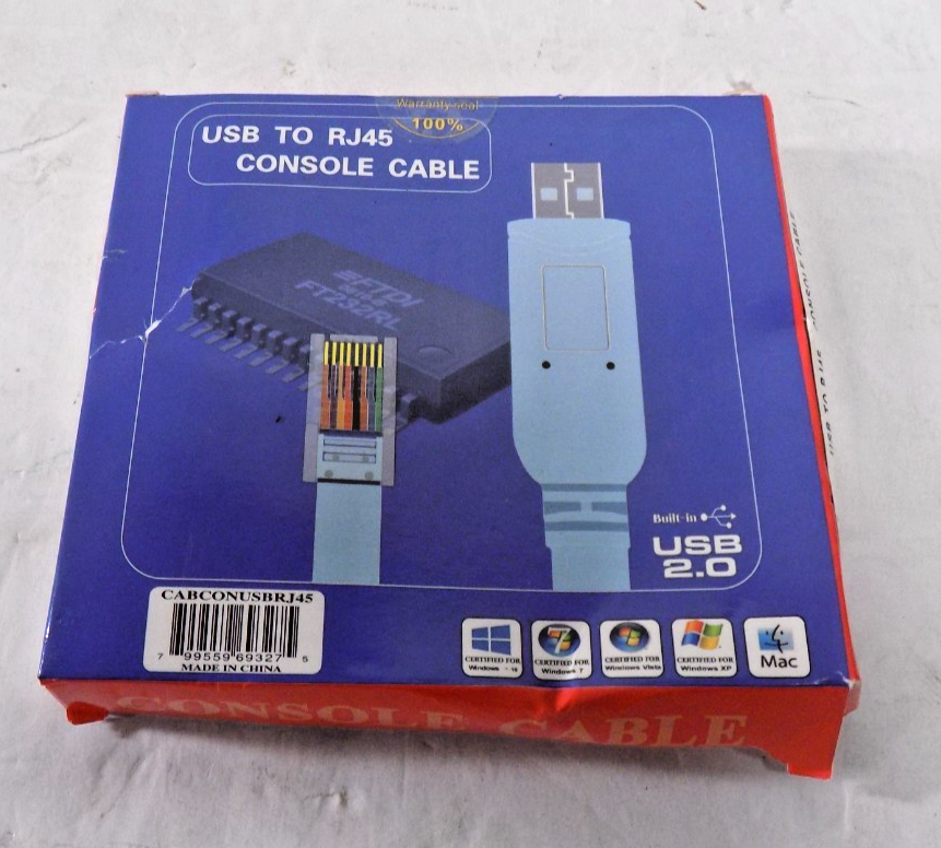 USB to RJ45 CAT5 Console Cable for Cisco Routers USB Console Cable 6 Foot