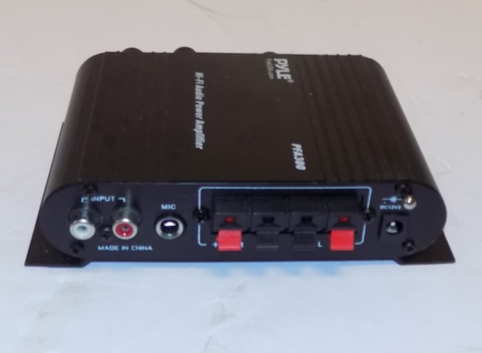 PYLE PFA300 Hi-Fi Stereo Amplifier No Power Adapter Untested