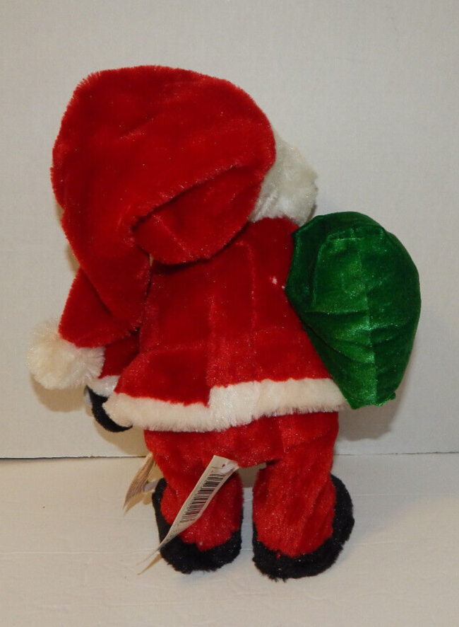 Dandee Animated Plush Santa Claus 10" Dances Sings Have A Holly Jolly Christmas
