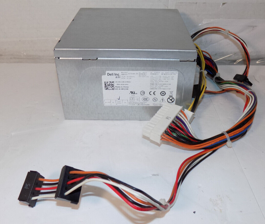 Dell Desktop OptiPlex 790 Power Supply Model H275AM-00 275W DP/N 061J2N