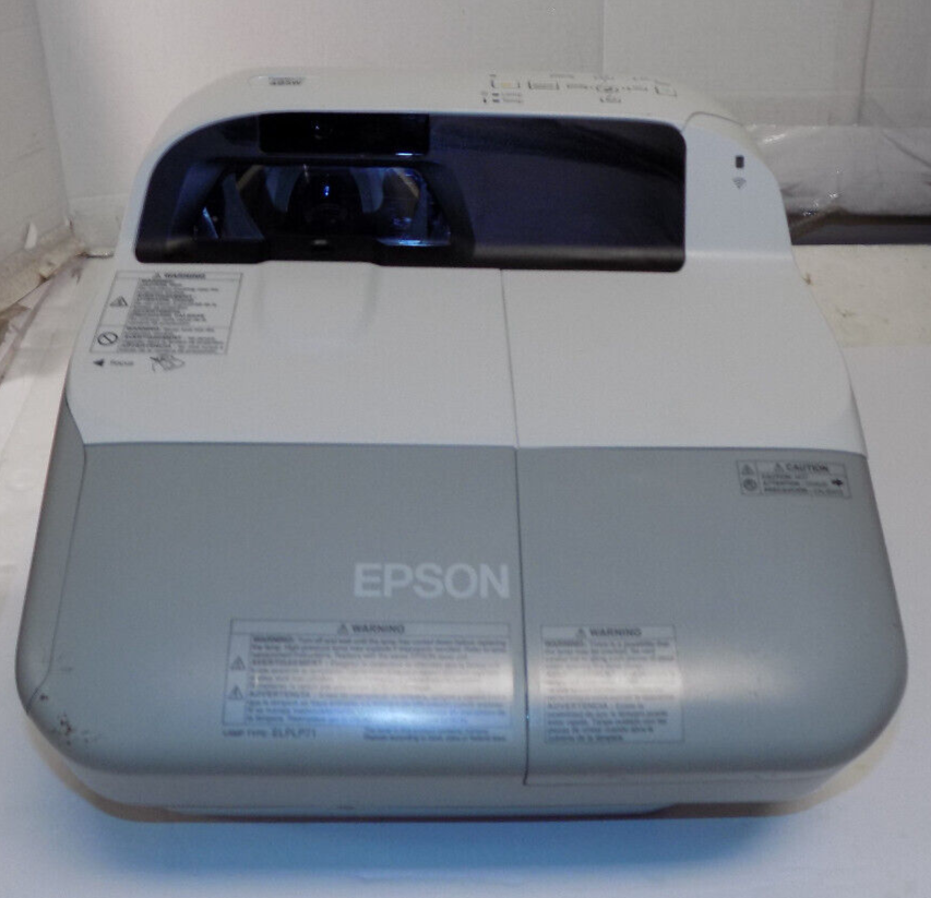 Epson PowerLite 485W 3LCD WXGA 3100Lm Short Throw HDMI Projector 474 Lamp Hours