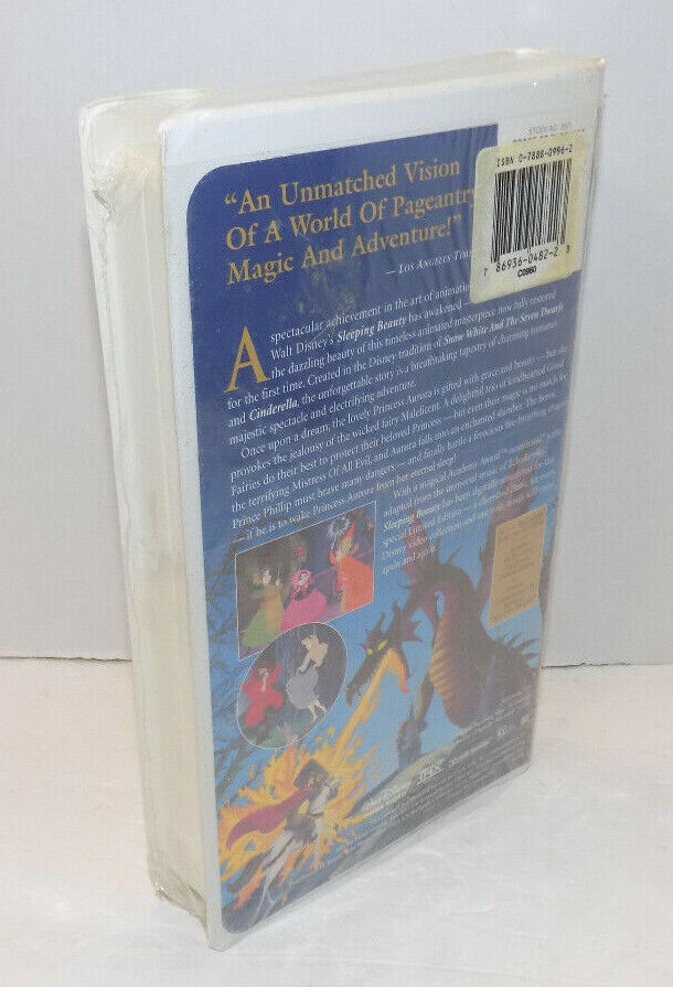 New VHS Walt Disneys Masterpiece Sleeping Beauty VHS Tape New Sealed