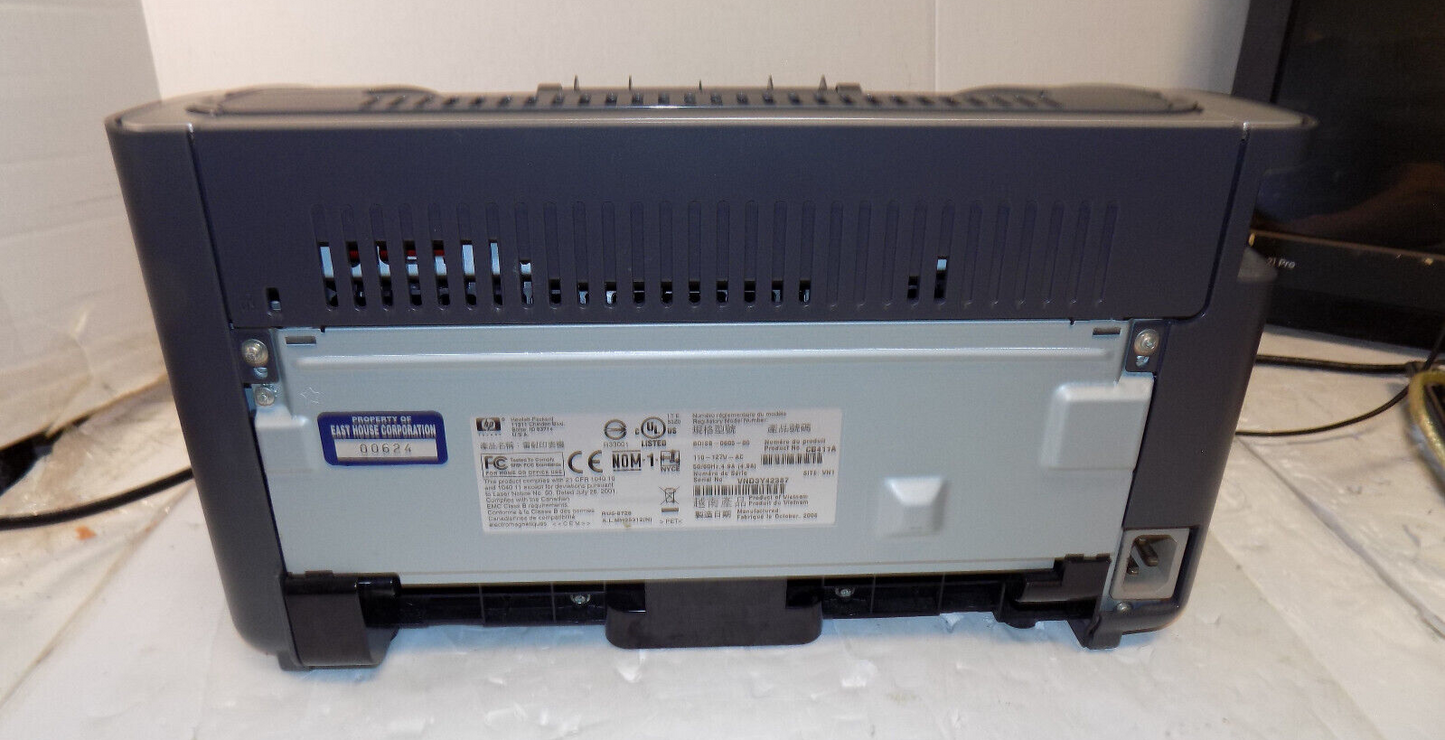 HP LaserJet P1006 Workgroup Laser Printer TESTED WORKS