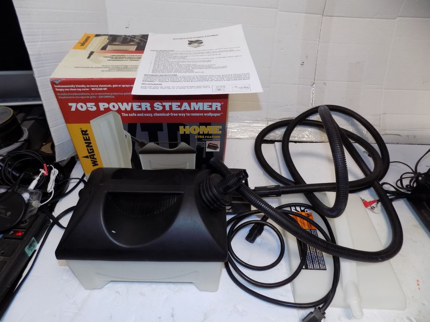 Wagner Power Steamer 705 Wallpaper Remover w/ Attachments Tested!!
