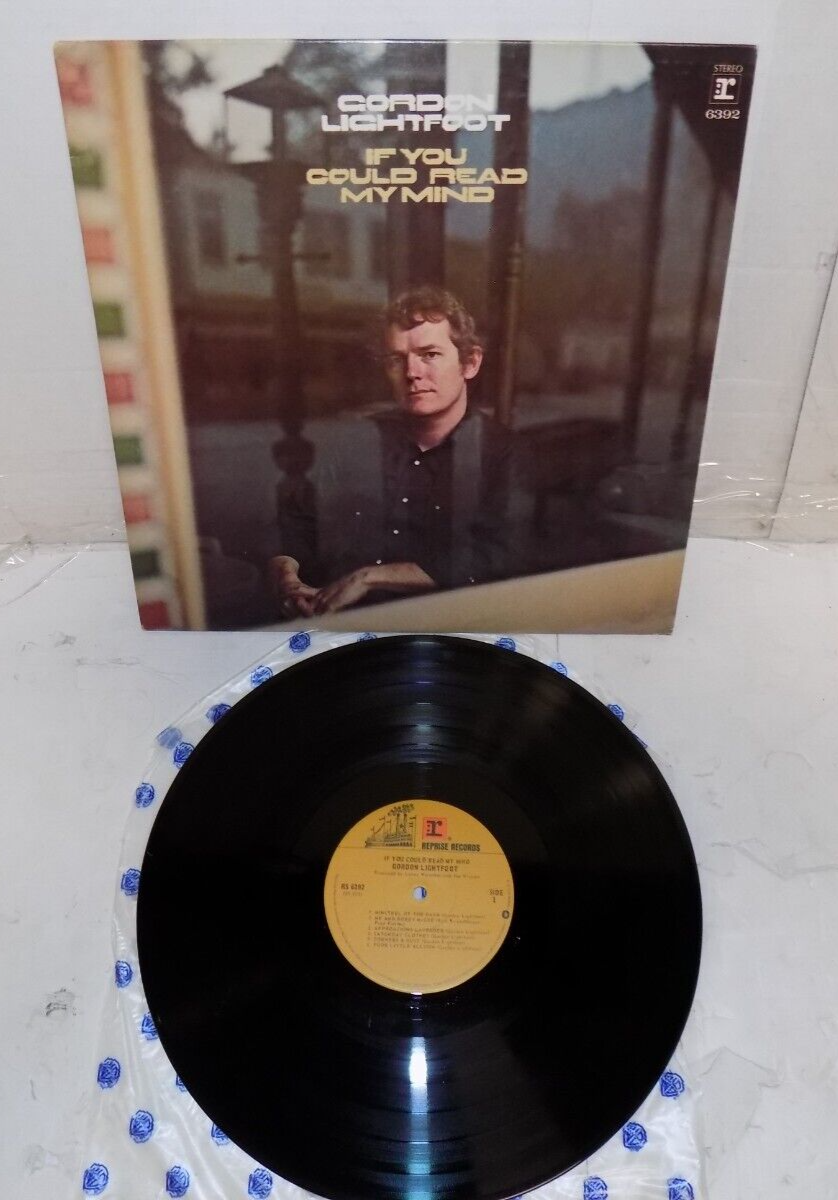 Gordon Lightfoot If You Could Read My Mind Vinyl LP Record 1970 Warner RS6392