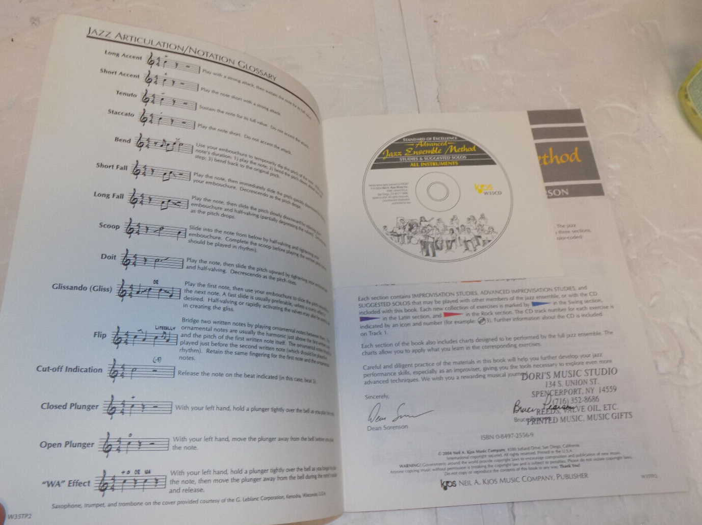 Standard of Excellence Advanced Jazz Ensemble Method 2nd Trumpet W35TP2