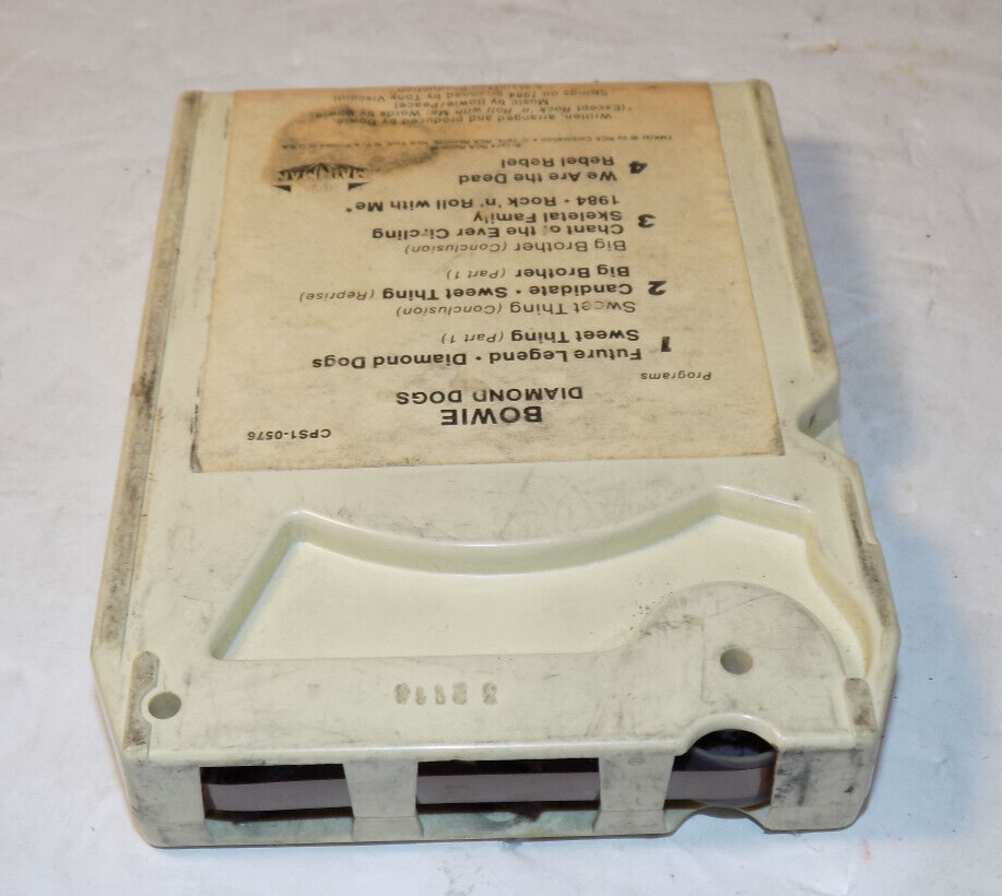 David Bowie Diamond Dogs 8 Track Tape RCA 1974 CPS1-0576