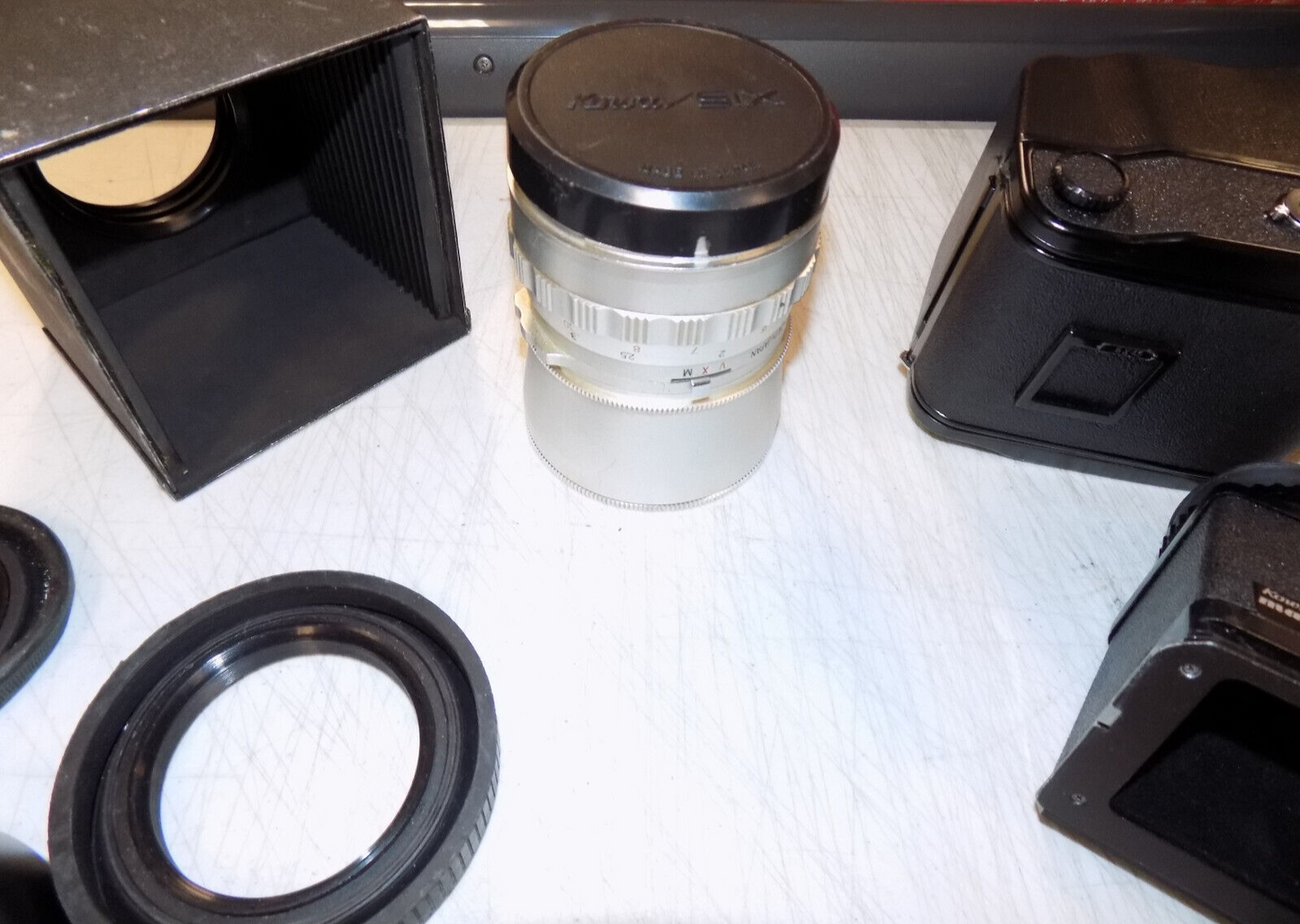 Kowa Super 66 Kowa Six 120 Film SLR Cameras w/ Lenses Bag and Accessories