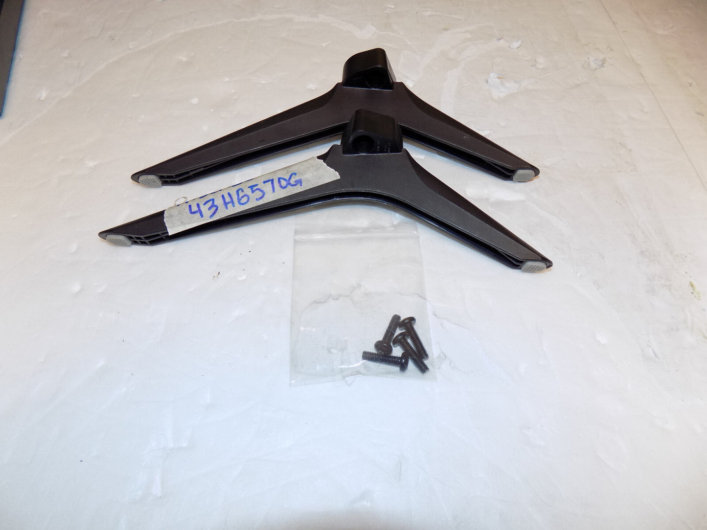 Hisense TV Stand Legs For Model 43H6570G With Mounting Screws