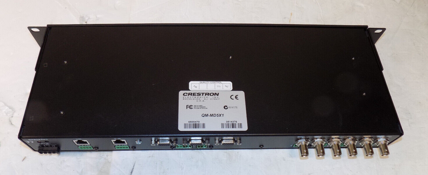 Crestron QuickMedia Switch QM-MD5X1 Distribution Center Audio Processor