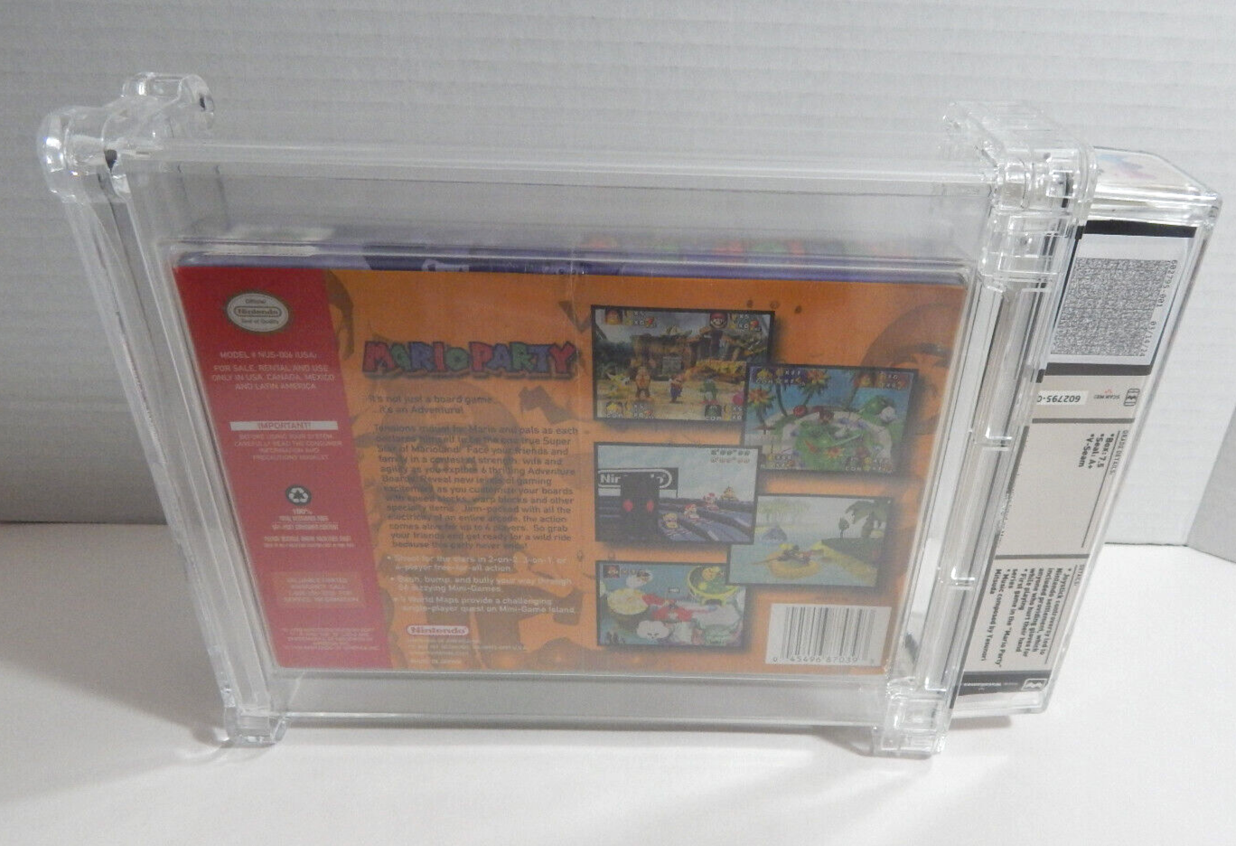 WATA 7.5 A+ Mario Party Nintendo 64 N64 Sealed Brand New