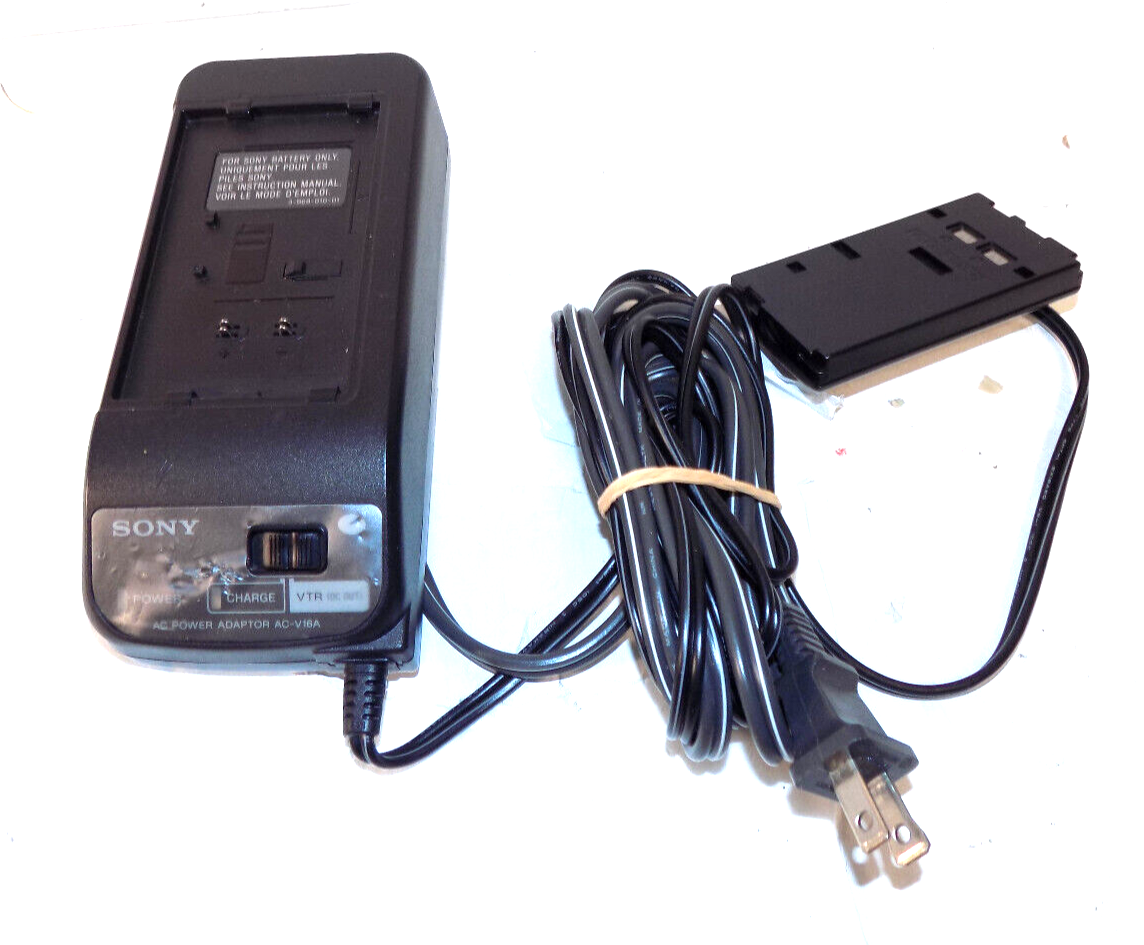 Sony AC-V16A A/C Power Adapter Camera Battery Charger