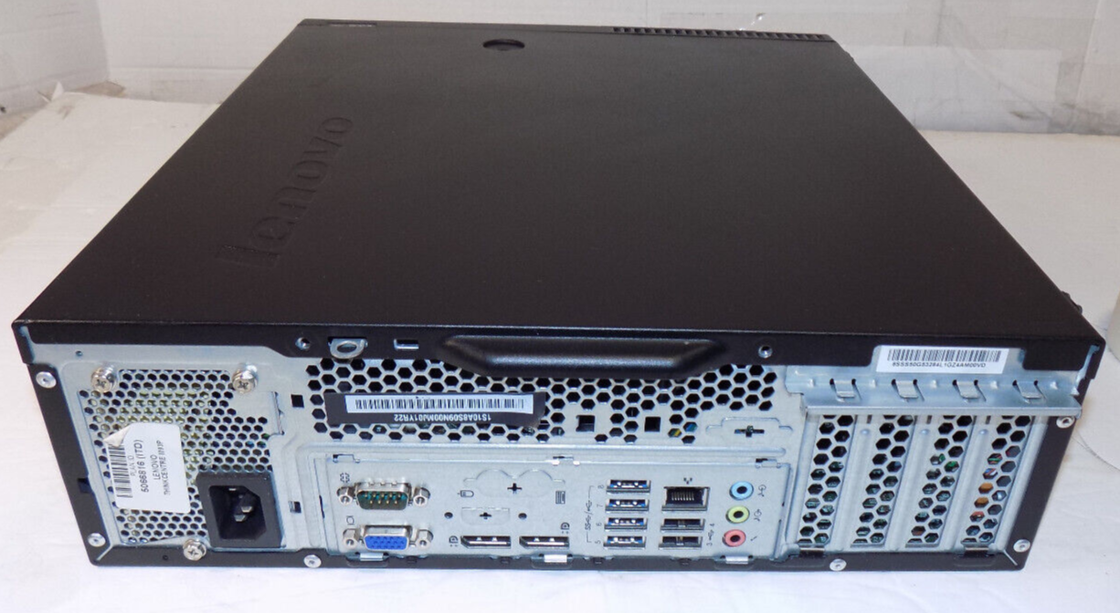 Lenovo Desktop ThinkCentre M93p SFF Intel Core i5 4th Gen 4570 3.20GHz 240GB SSD