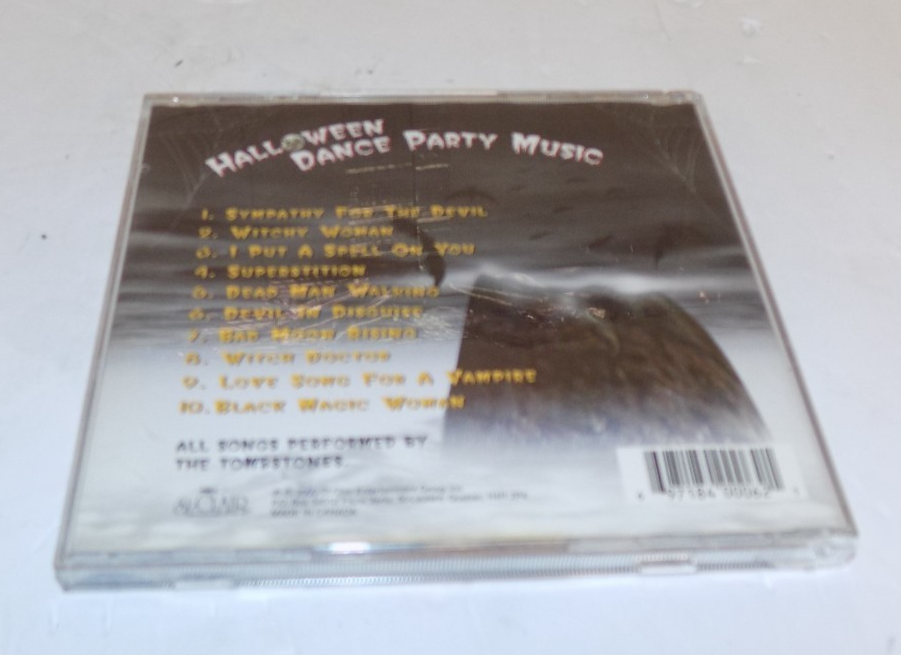 The Tombstones Halloween Dance Party Music CD 10 Songs