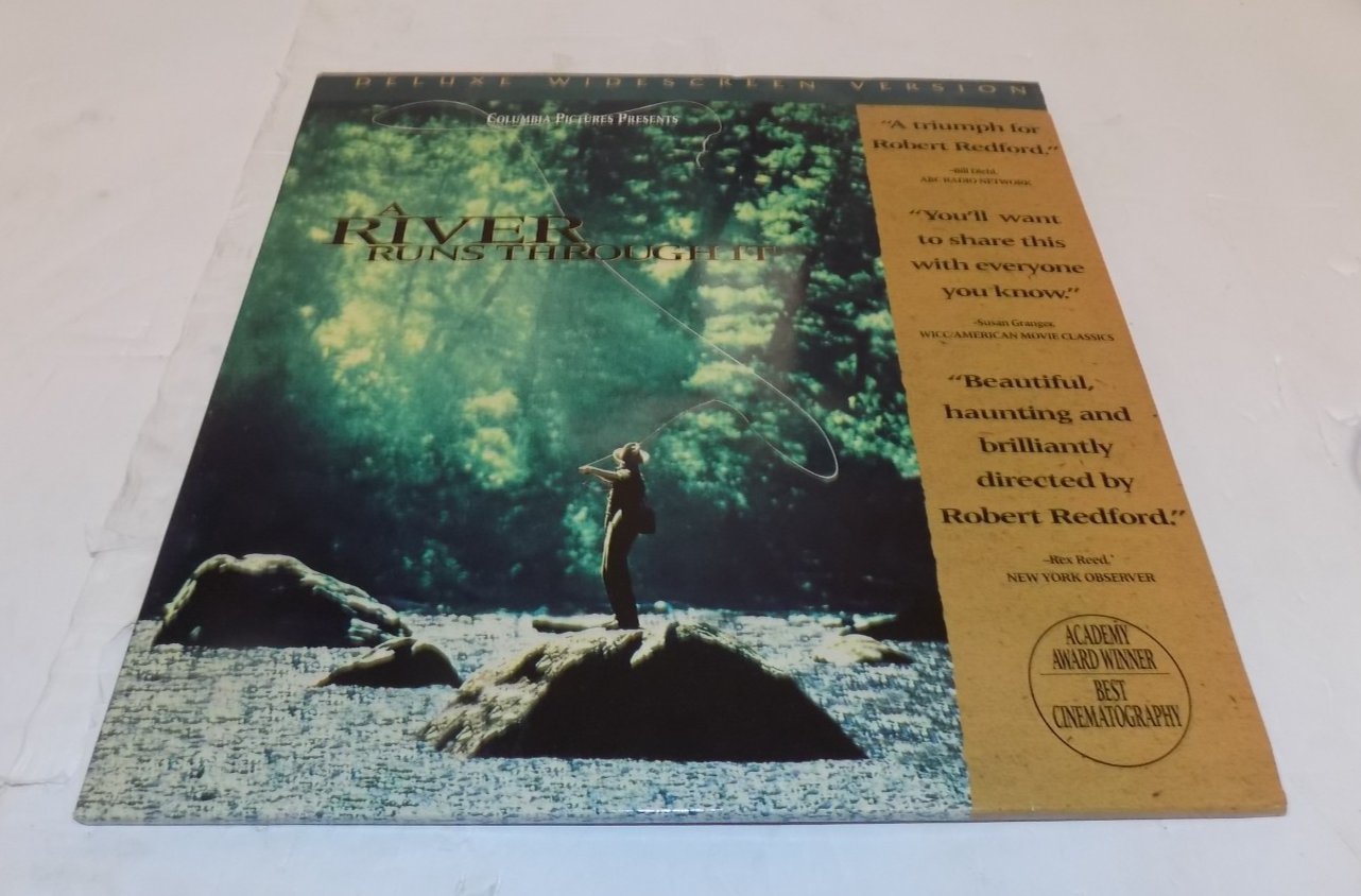A River Runs Through It LaserDisc Deluxe Widescreen Version 2 Discs