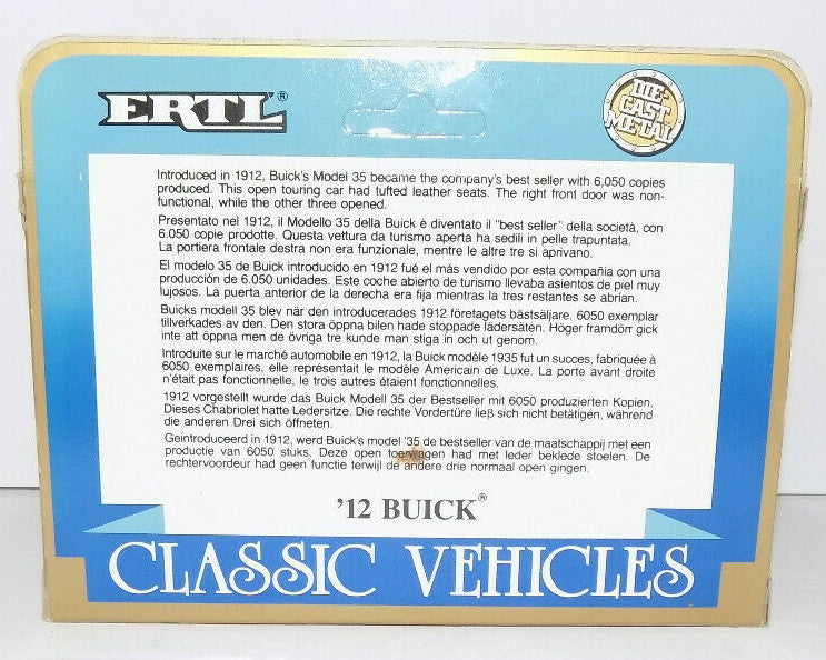ERTL 1912 Buick Model 35 Classic Vehicles Diecast 1:43