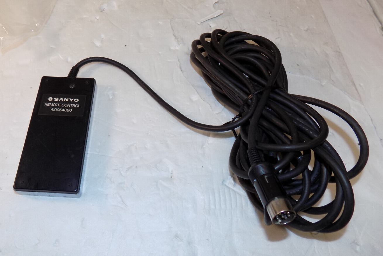 Vintage Sanyo Remote Control 410054880 For VCR Untested