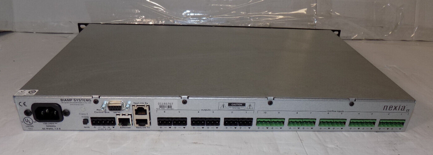 Biamp Nexia CS Conference System 10-Input 6-Output Digital Signal Processor